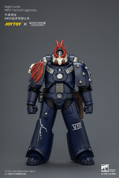 Night Lords MKVI Tactical Legionary & MK III Tactical Legionary - "The Horus Heresy" Primarch-Warhammer 40k 1/18 Action Figure By JOYTOY