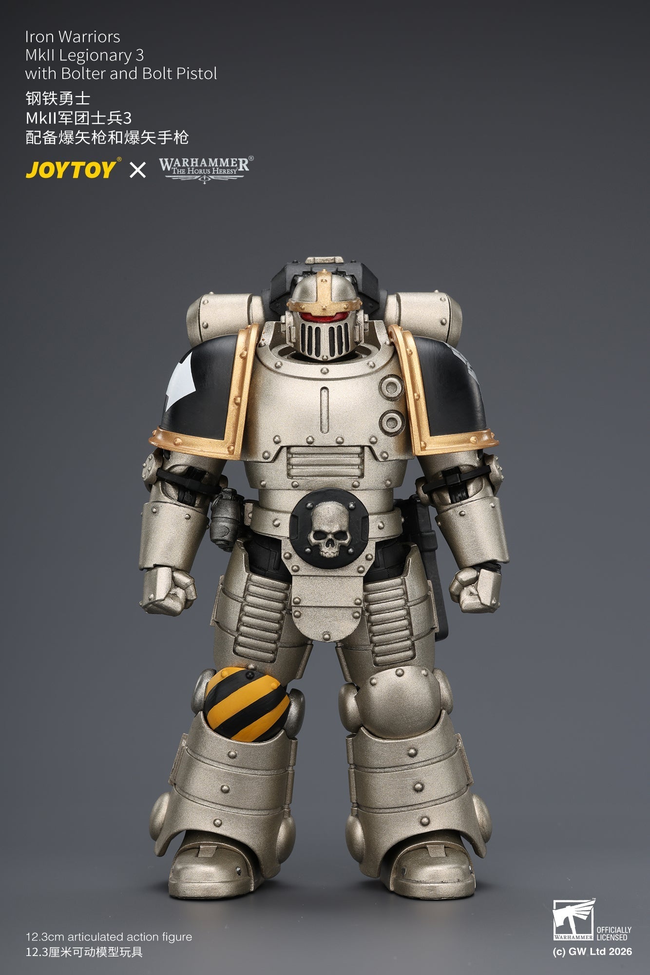 Iron Warriors Mkll Tactical Sergeant & Legionary - Primarch-Warhammer 40k 1/18 Action Figure By JOYTOY