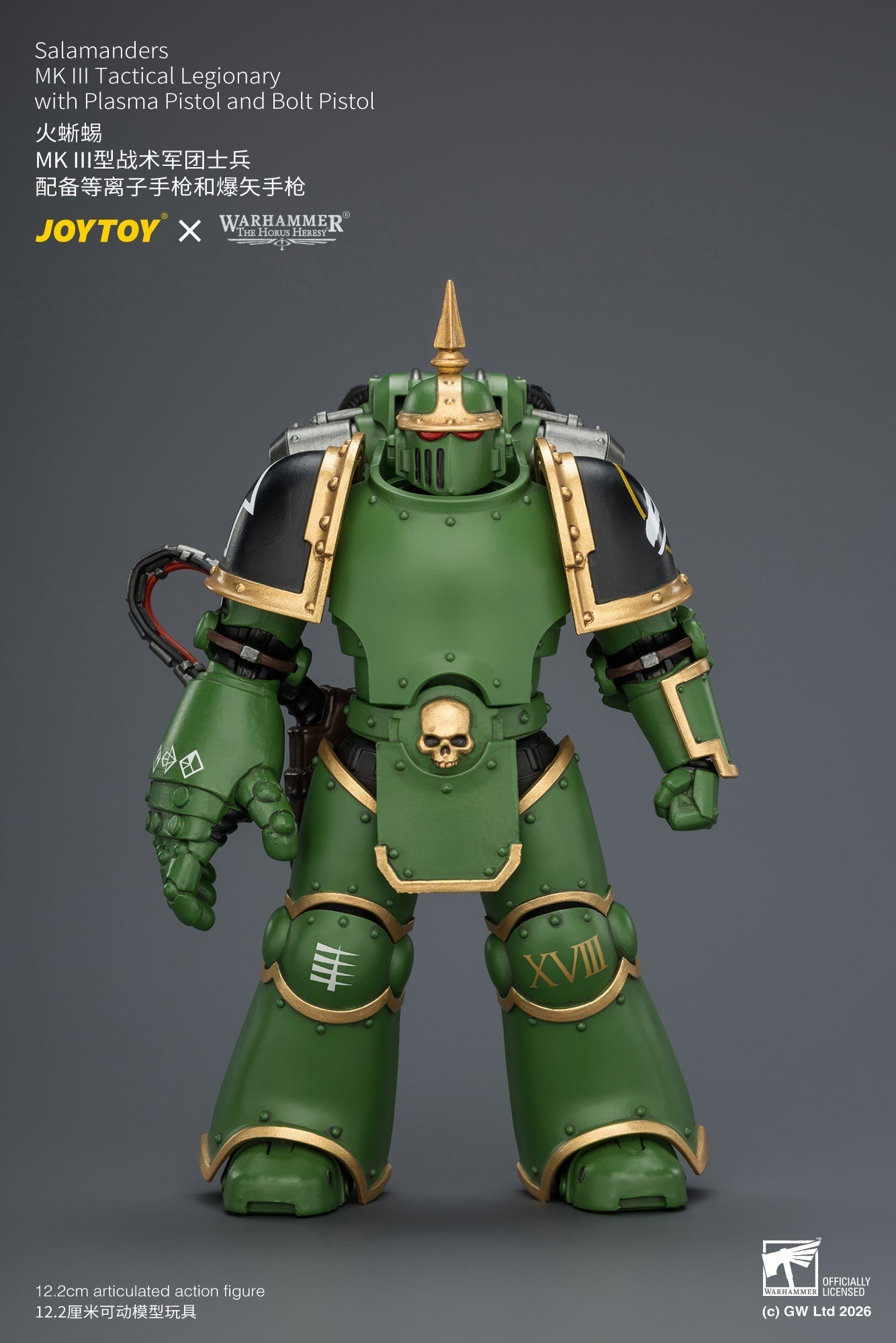 Salamanders MK III Tactical Legionary & MKVI Tactical Legionary - "The Horus Heresy" Warhammer 40k 1/18 Action Figure By JOYTOY