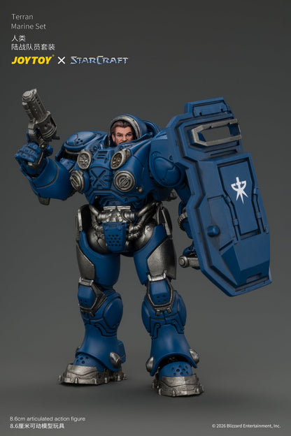Terran Marine Set - STARCRAFT 1/25 Action Figure By JOYTOY