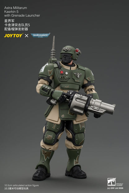 Astra Militarum Kasrkin Squad - Warhammer 40K 1/18 Action Figure By JOYTOY