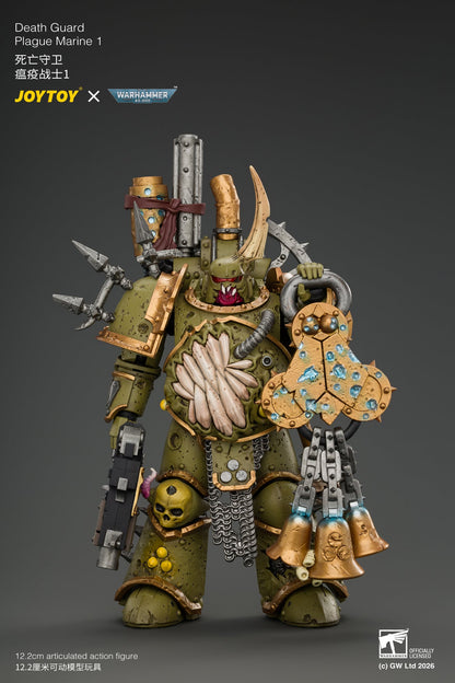 Death Guard Typhus & Plague Marine 1 - Warhammer 40k 1/18 Action Figure By JOYTOY