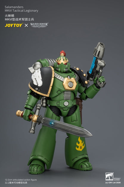 Salamanders MK III Tactical Legionary & MKVI Tactical Legionary - "The Horus Heresy" Warhammer 40k 1/18 Action Figure By JOYTOY