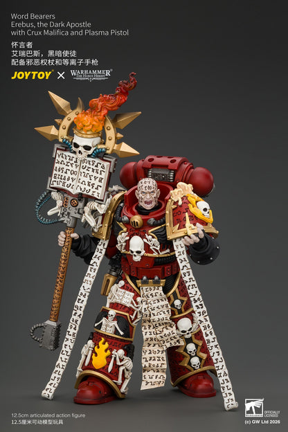 Word Bearers Erebus, the Dark Apostle & MkVI Tactical Sergeant - Warhammer "The Horus Heresy" 1/18 Action Figure By JOYTOY