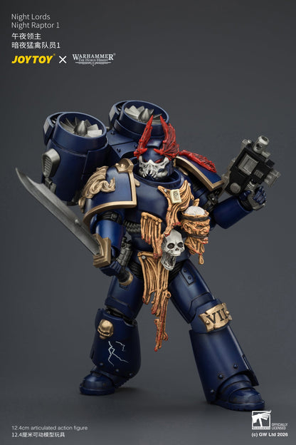 Night Lords Night Raptors - "The Horus Heresy" Warhammer 1/18 Action Figure By JOYTOY