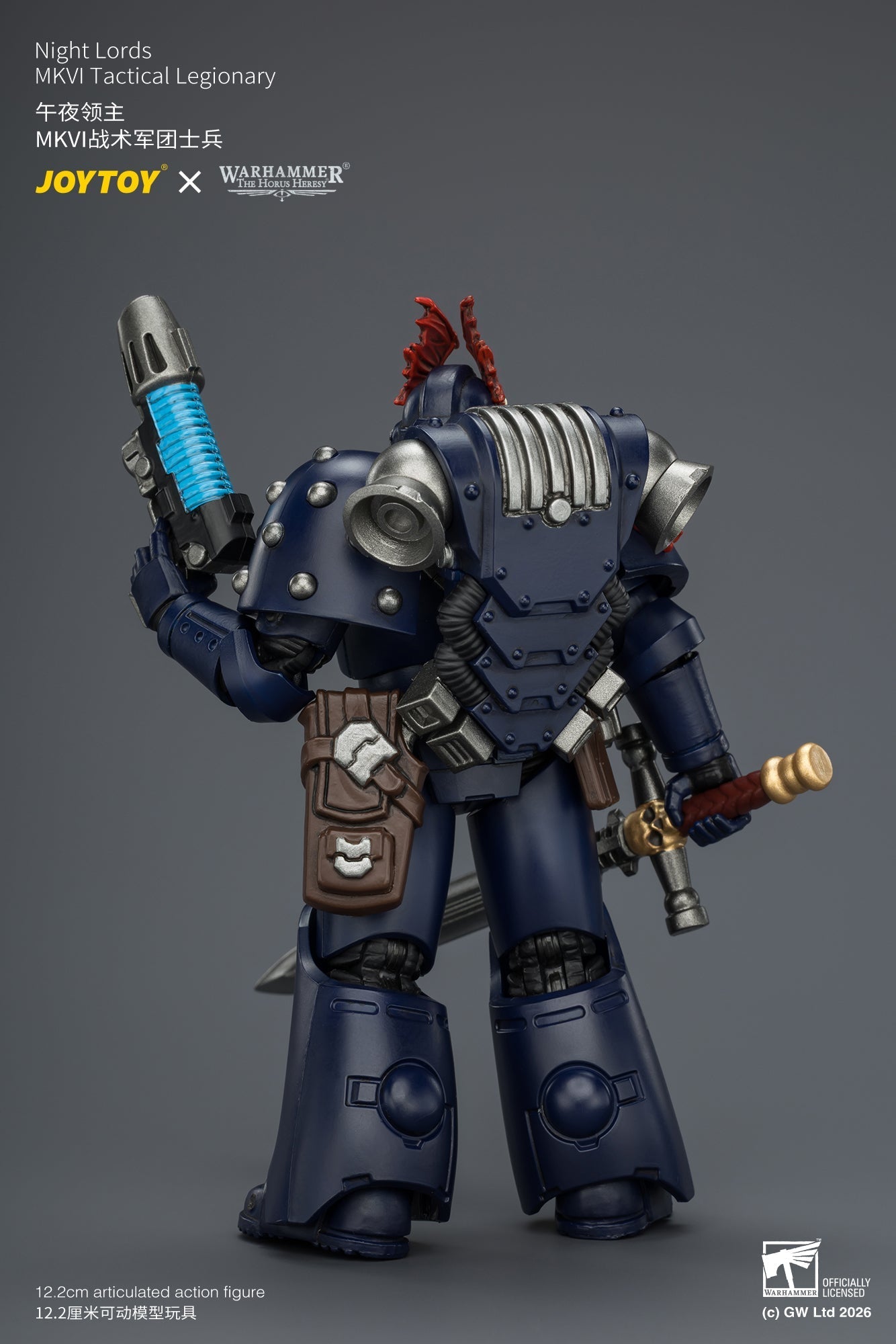 Night Lords MKVI Tactical Legionary & MK III Tactical Legionary - "The Horus Heresy" Primarch-Warhammer 40k 1/18 Action Figure By JOYTOY