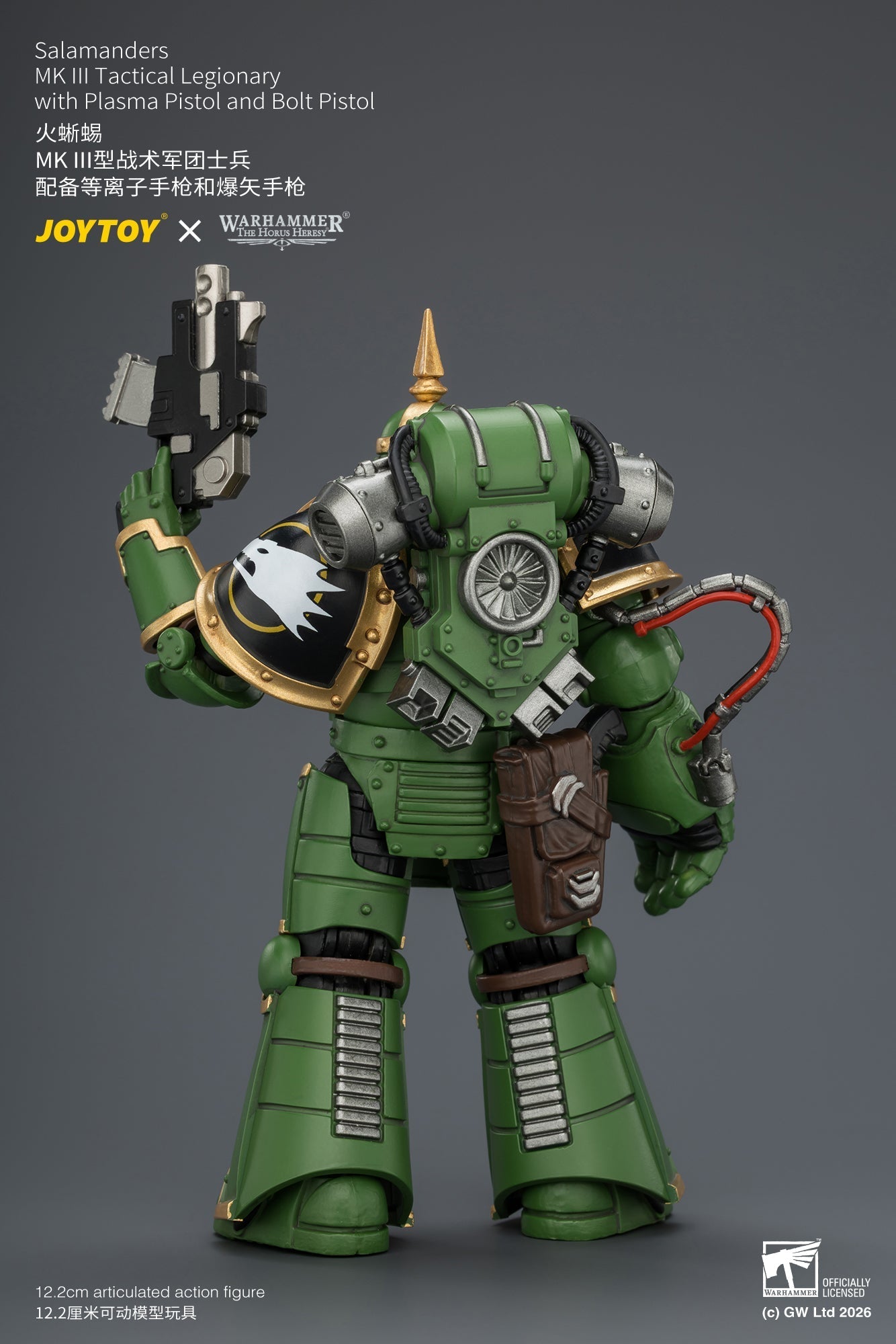 Salamanders MK III Tactical Legionary & MKVI Tactical Legionary - "The Horus Heresy" Warhammer 40k 1/18 Action Figure By JOYTOY
