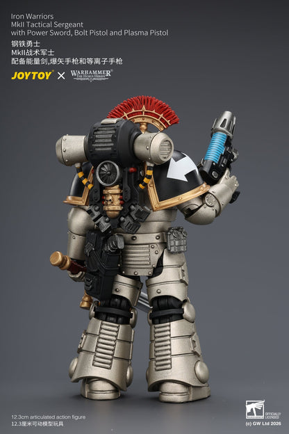 Iron Warriors Mkll Tactical Sergeant & Legionary - Primarch-Warhammer 40k 1/18 Action Figure By JOYTOY