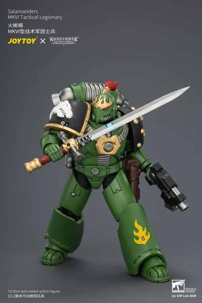 Salamanders MK III Tactical Legionary & MKVI Tactical Legionary - "The Horus Heresy" Warhammer 40k 1/18 Action Figure By JOYTOY