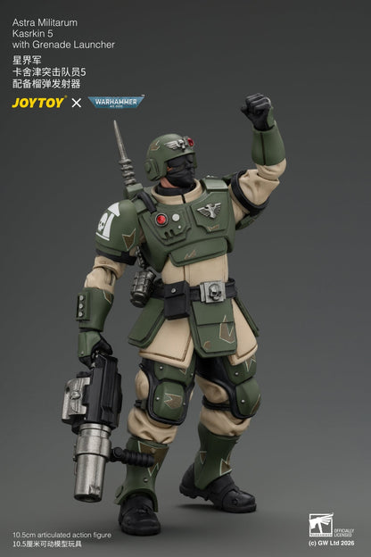 Astra Militarum Kasrkin Squad - Warhammer 40K 1/18 Action Figure By JOYTOY