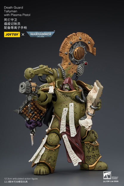 Death Guard Biologus Putrifier & Death Guard Tallyman - "Warhammer 40,000” 1/18 Action Figure By JOYTOY