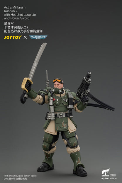 Astra Militarum Kasrkin Squad - Warhammer 40K 1/18 Action Figure By JOYTOY