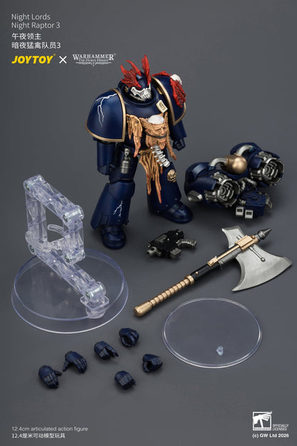 Night Lords Night Raptors - "The Horus Heresy" Warhammer 1/18 Action Figure By JOYTOY