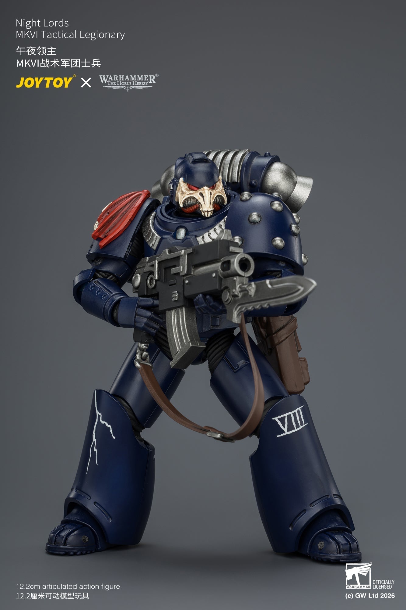 Night Lords MKVI Tactical Legionary & MK III Tactical Legionary - "The Horus Heresy" Primarch-Warhammer 40k 1/18 Action Figure By JOYTOY