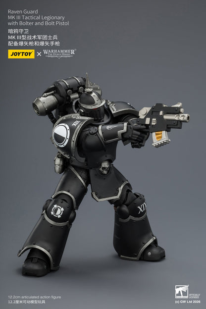Raven Guard Set - Warhammer "The Horus Heresy" 1/18 Action Figure By JOYTOY
