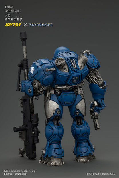 Terran Marine Set - STARCRAFT 1/25 Action Figure By JOYTOY