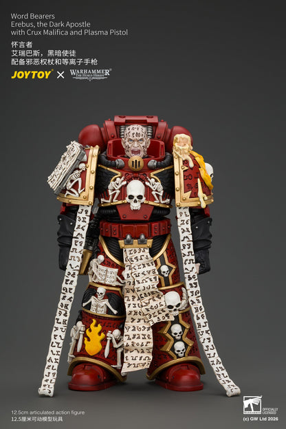 Word Bearers Erebus, the Dark Apostle & MkVI Tactical Sergeant - Warhammer "The Horus Heresy" 1/18 Action Figure By JOYTOY