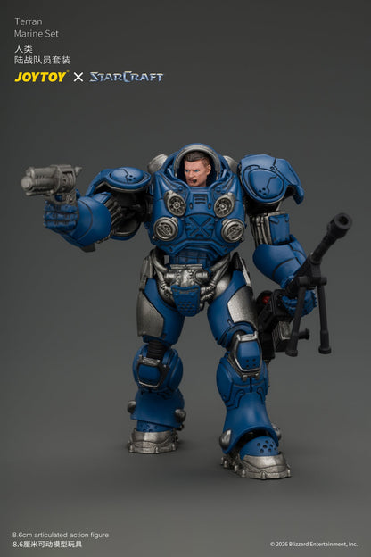 Terran Marine Set - STARCRAFT 1/25 Action Figure By JOYTOY