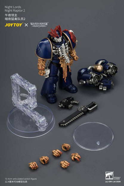 Night Lords Night Raptors - "The Horus Heresy" Warhammer 1/18 Action Figure By JOYTOY