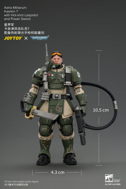 Astra Militarum Kasrkin Squad - Warhammer 40K 1/18 Action Figure By JOYTOY