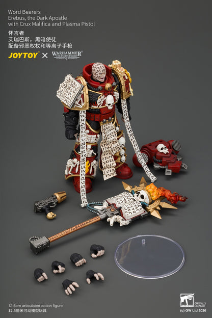 Word Bearers Erebus, the Dark Apostle & MkVI Tactical Sergeant - Warhammer "The Horus Heresy" 1/18 Action Figure By JOYTOY