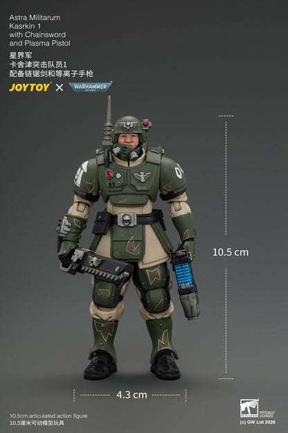 Astra Militarum Kasrkin Squad - Warhammer 40K 1/18 Action Figure By JOYTOY