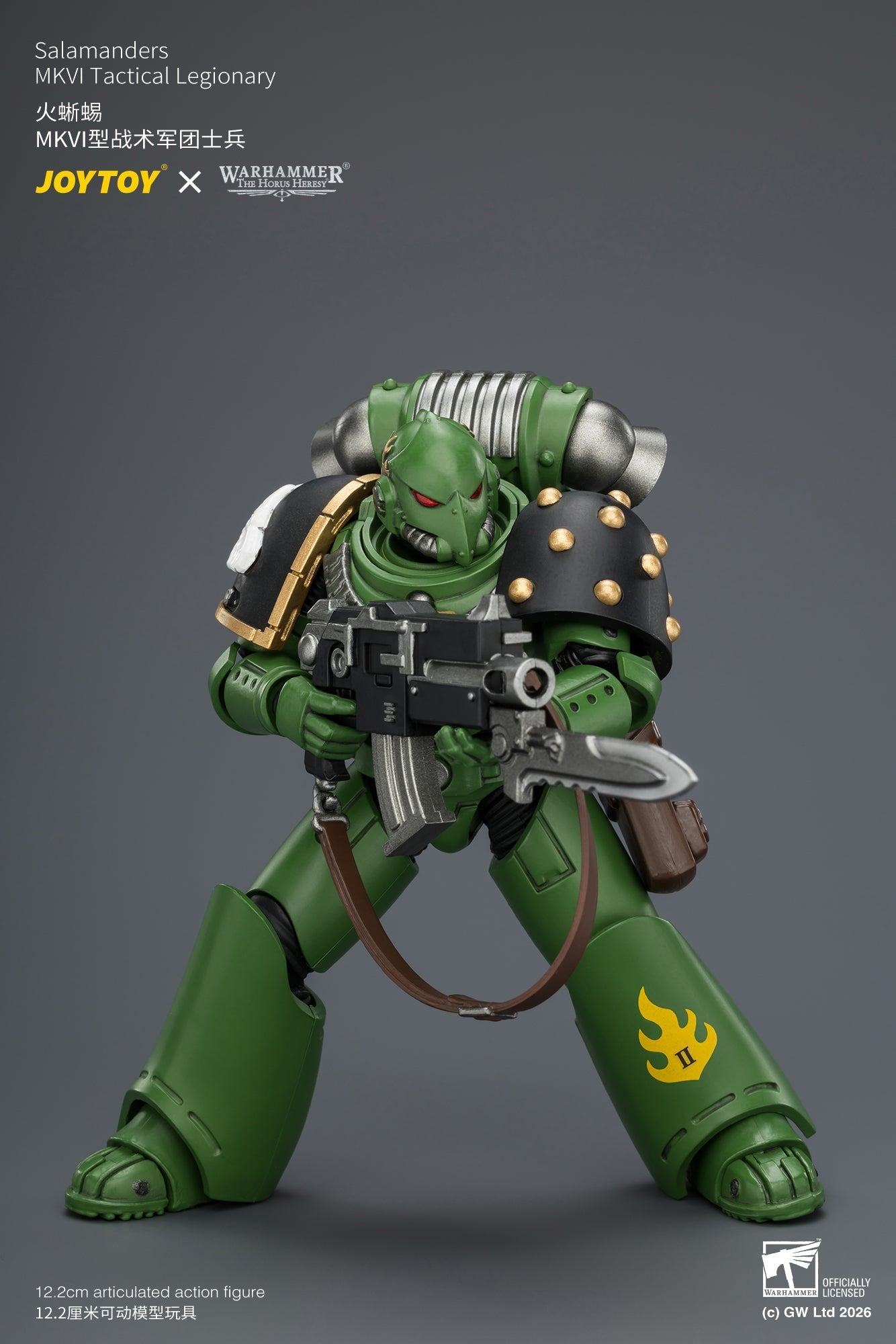 Salamanders MK III Tactical Legionary & MKVI Tactical Legionary - "The Horus Heresy" Warhammer 40k 1/18 Action Figure By JOYTOY
