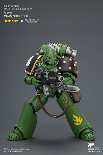 Salamanders MK III Tactical Legionary & MKVI Tactical Legionary - "The Horus Heresy" Warhammer 40k 1/18 Action Figure By JOYTOY