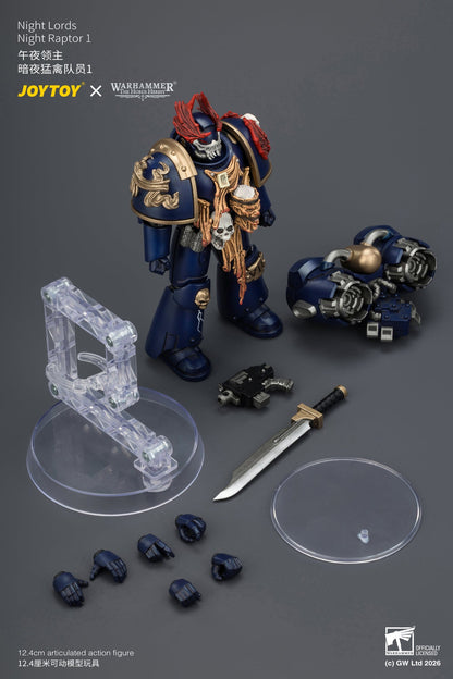 Night Lords Night Raptors - "The Horus Heresy" Warhammer 1/18 Action Figure By JOYTOY