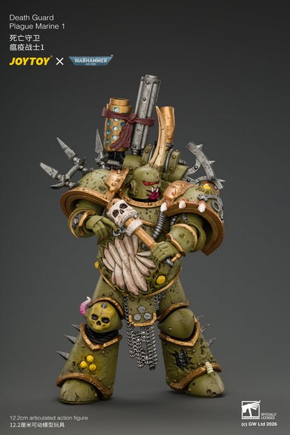 Death Guard Typhus & Plague Marine 1 - Warhammer 40k 1/18 Action Figure By JOYTOY