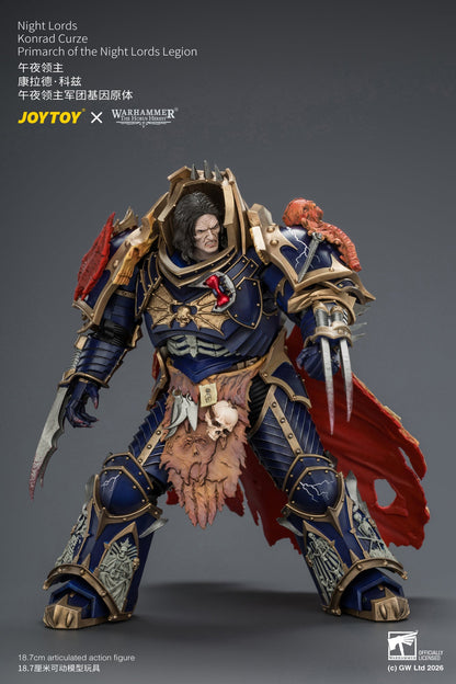 Night Lords Konrad Curze Primarch of the Night Lords Legion - "The Horus Heresy" Warhammer 1/18 Action Figure By JOYTOY