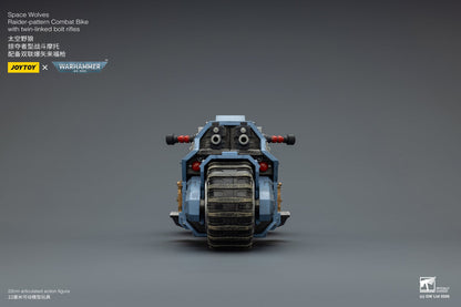 Raider-pattern Combat Bike with twin-linked bolt rifles-Warhammer 40k 1/18 Action Figure By JOYTOY