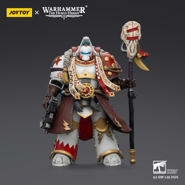 White Scars Stormseer Consul & Legion Praetor -Warhammer 40k 1/18 Action Figure By JOYTOY