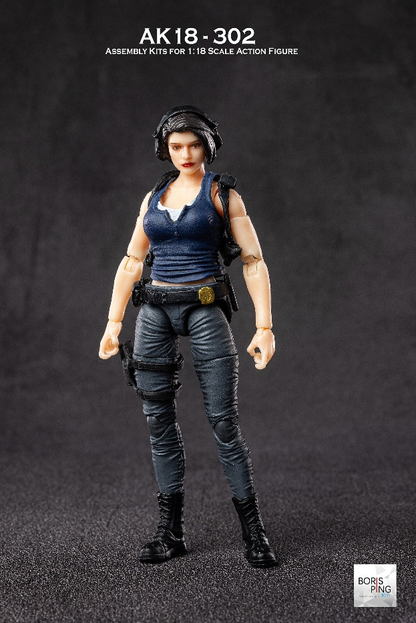 BP AK18 Series Wave 3 - JENNA VALEN - 1/18 Action Figure By Boris Ping