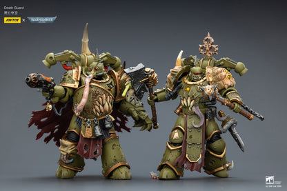 Death Guard Plague Marine Champion / Death Guard Plague Marine - "Warhammer 40k" 1/18 Action Figure By JOYTOY