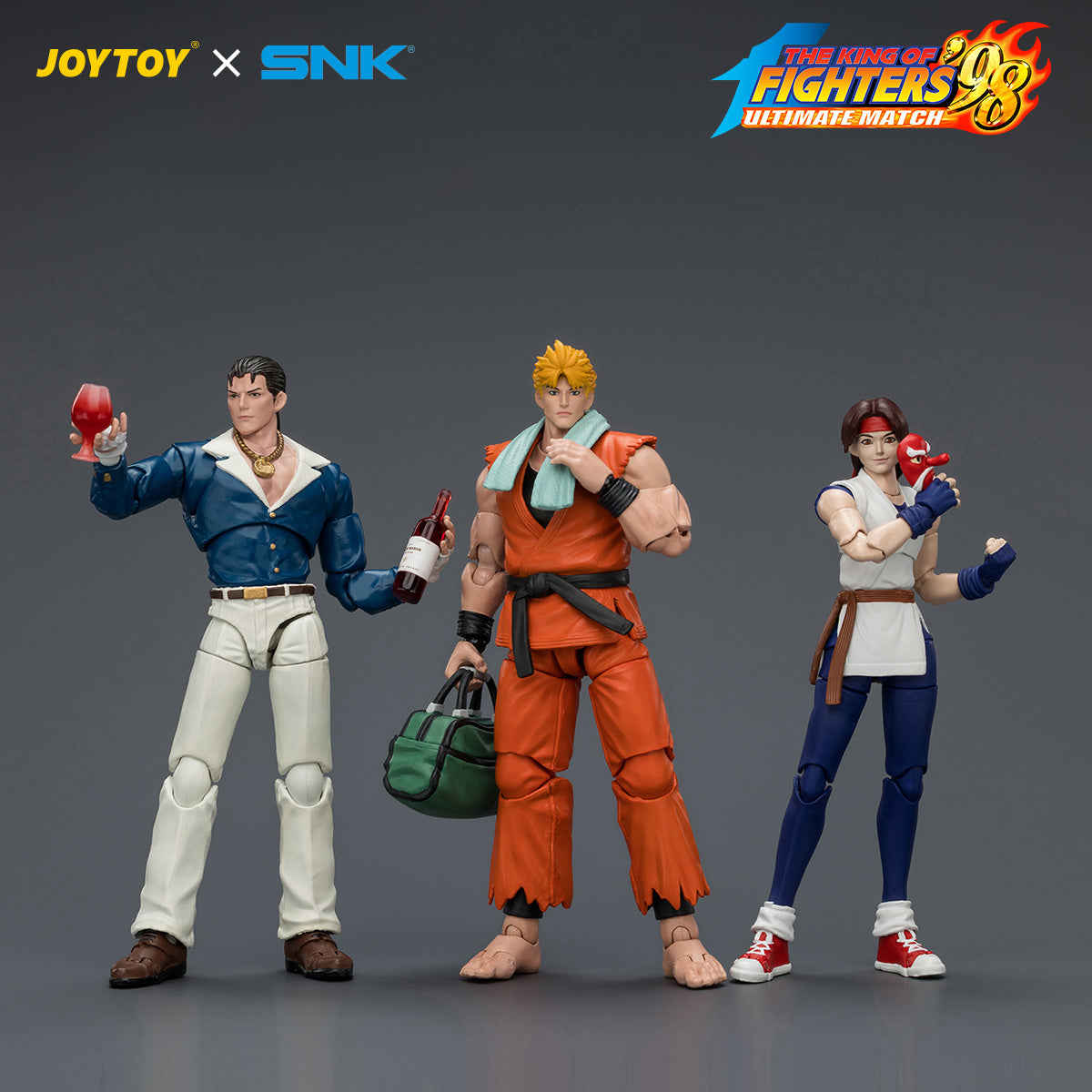 KOF'98UM Art of Fighting Team - SNK 1/18 Action Figure By JOYTOY