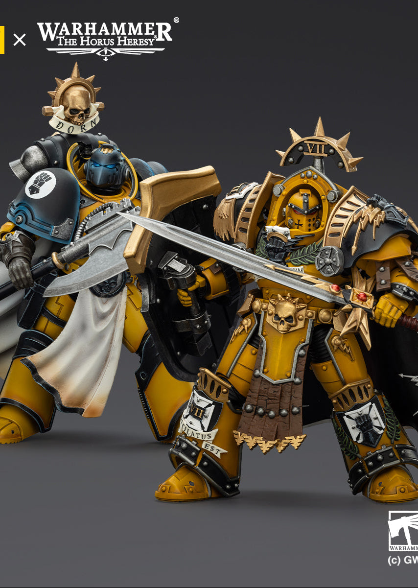 "The Horus Heresy" Imperial Fists -Warhammer 40k 1/18 Action Figure By JOYTOY