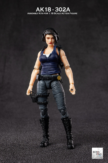 BP AK18 Series Wave 3 - JENNA VALEN - 1/18 Action Figure By Boris Ping