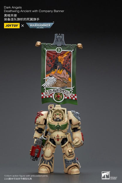 Dark Angels Deathwing Ancient with Company Banner - Warhammer 40K Action Figure By JOYTOY
