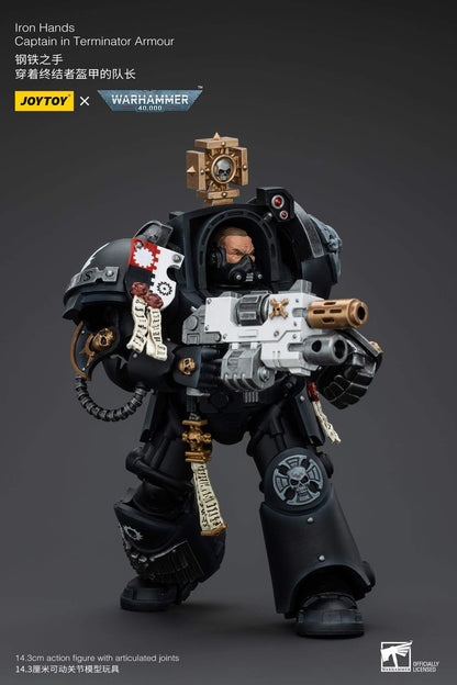 Iron Hands Captain in Terminator Armour - Warhammer 40K Action Figure By JOYTOY