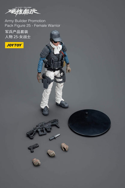 Army Builder Promotion Pack Figure 25 -Female Warrior- Soldiers Action Figure By JOYTOY