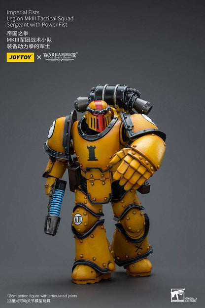 Imperial Fists Legion MkIII Tactical Squad Sergeant with Power Fist