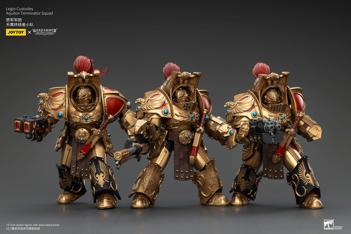 Legio Custodes Aquilon Terminator Squad - Warhammer"The Horus Heresy" Action Figure By JOYTOY