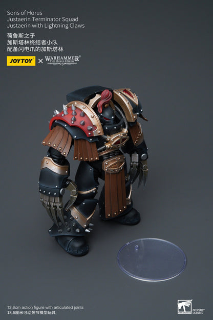 Sons of Horus Justaerin Terminator Squad Justaerin with Lightning Claws - Warhammer "The Horus Heresy" Action Figure By JOYTOY