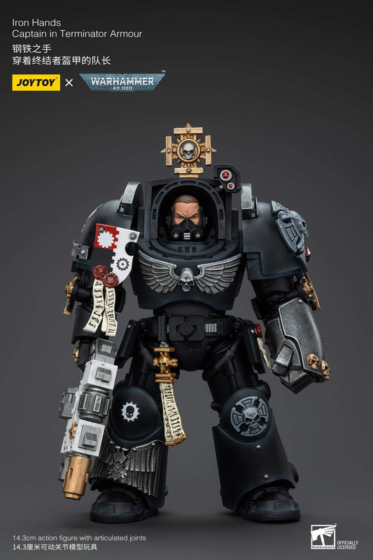 Iron Hands Captain in Terminator Armour - Warhammer 40K Action Figure By JOYTOY