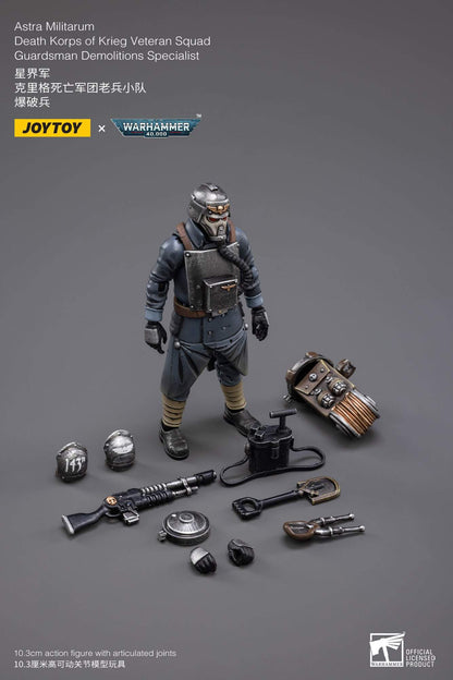 Astra Militarum Death Korps of Krieg Veteran Squad - Warhammer 40K Action Figure By JOYTOY