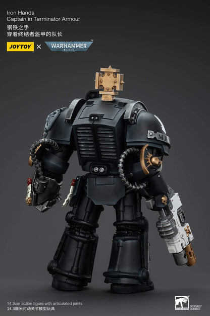 Iron Hands Captain in Terminator Armour - Warhammer 40K Action Figure By JOYTOY