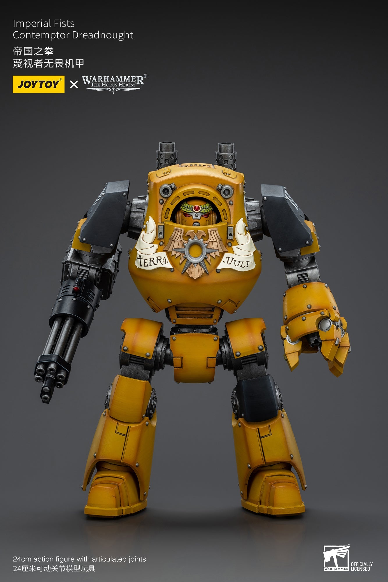 Imperial Fists Contemptor Dreadnought- Warhammer "The Horus Heresy" Action Figure By JOYTOY