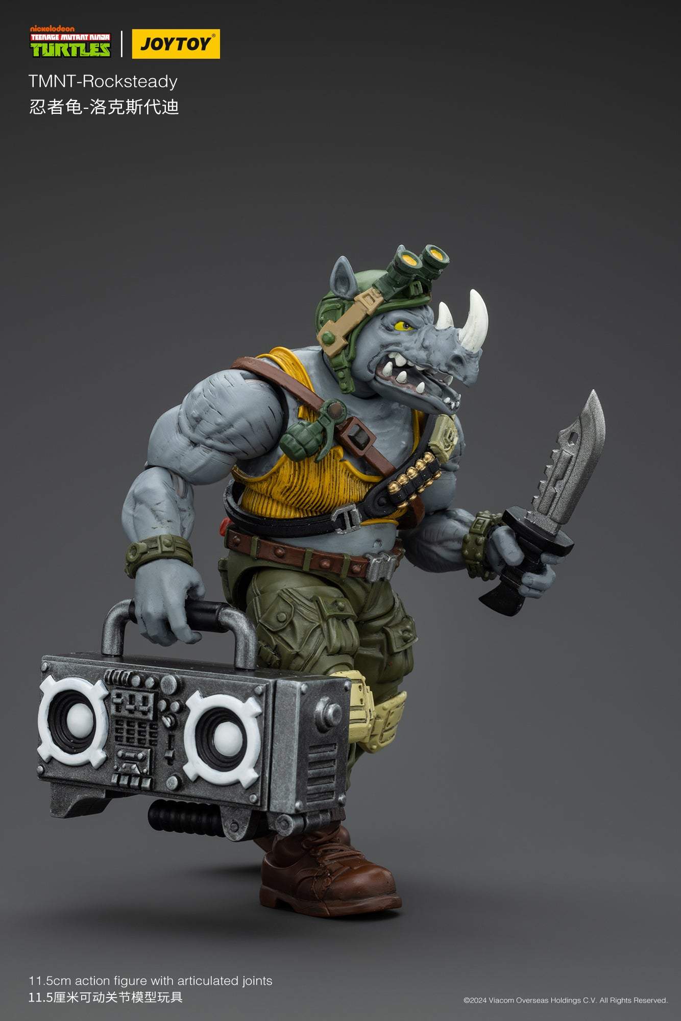 TMNT-Rocksteady - TMNT Action Figure by JOYTOY