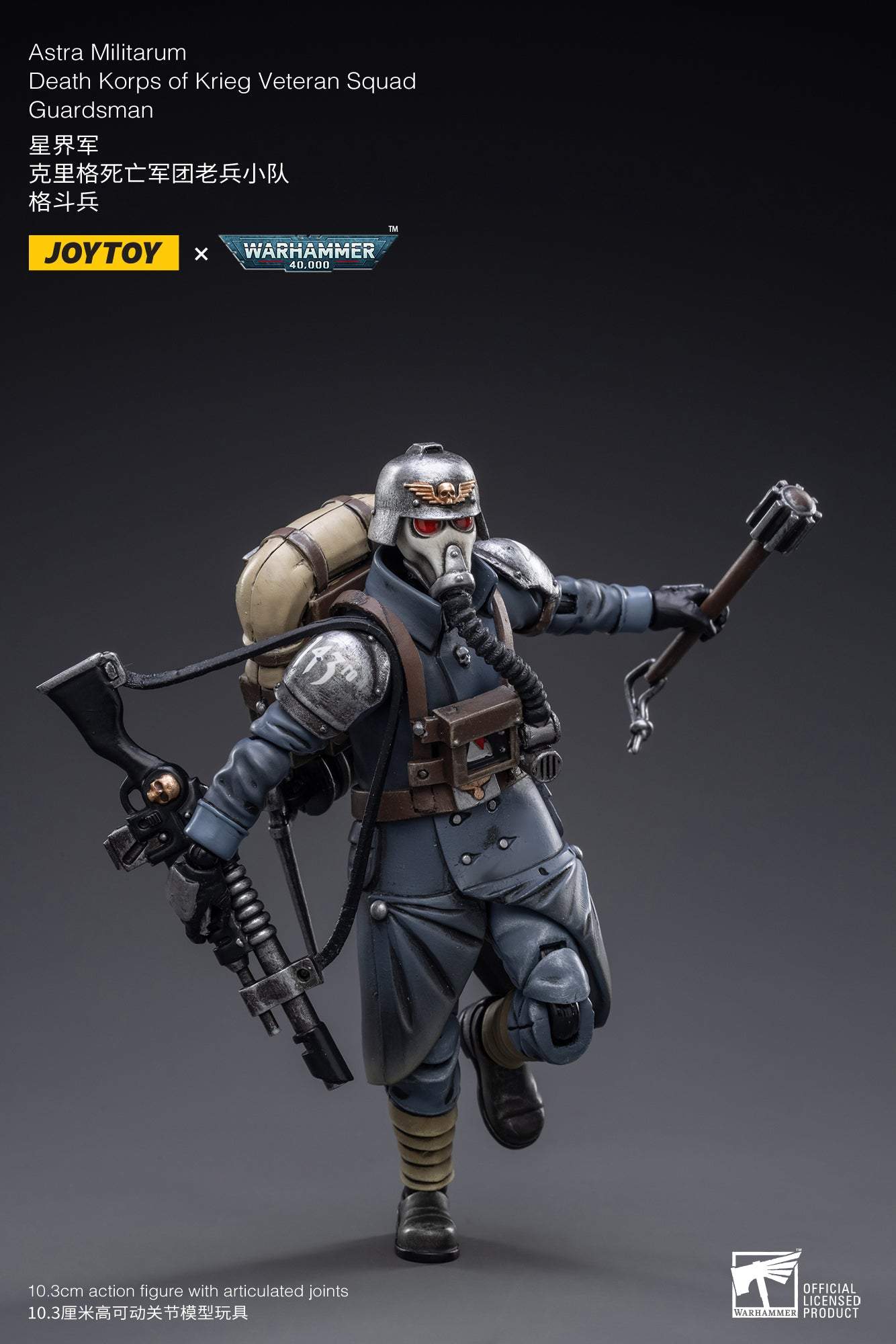 Astra Militarum Death Korps of Krieg Veteran Squad - Warhammer 40K Action Figure By JOYTOY